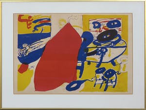 Heimrad Prem - Litho, Zonder titel- Ingelijst kopen? Bied vanaf 1!