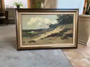 Xeno Munninghoff - Landschap schilderij omgeving Renkum. vendu pour 490€ !