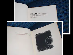 Dirk van Gelder - De Scheppingsdagen, met 16 houtgravures - extra: catalogus in kleur, 1987 kopen? Bied vanaf 65!