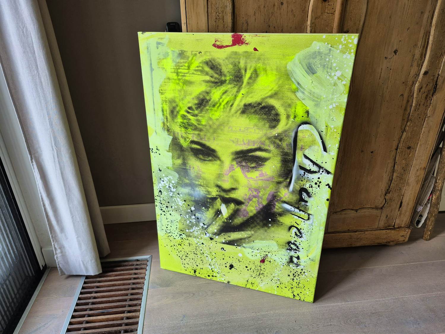Ronald Chapeau - Acryl op doek - Madonna - gesigneerd rechtsmidden kopen? Bied vanaf 229!