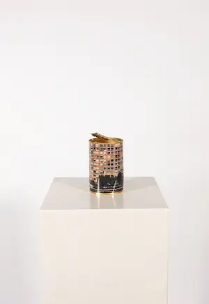 Marcel Wanders - Verguld staal met geprint label, Can of Gold Hamburg kopen? Bied vanaf 150!