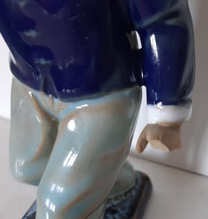 Niet of onleesbaar gesigneerd - porcelain collection - Meesters van vechtsporten (3) - Aardewerk China - Tweede kopen? Bied vanaf 1!