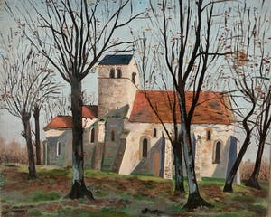 Niet of onleesbaar gesigneerd - Suzanne Goubeau Gauthey - l’Eglise de Torcy kopen? Bied vanaf 1!