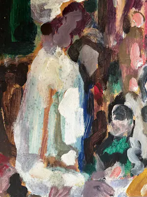 Jan Kuhr - Schilderij, kermis kopen? Bied vanaf 150!