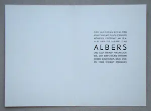 Josef Albers - Homage to the Square - Protected Blue - Miniatuur zeefdruk in 4 kleuren - 1968 kopen? Bied vanaf 50!