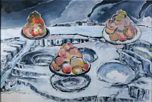 Sophie Mellema - Acryl op paneel, Zonder titel - Ingelijst (Zeer groot) kopen? Bied vanaf 100!