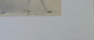 Jan Bezemer - GAZELLE / ZW-W LITHO / 35x39cm / KADER / SIG kopen? Bied vanaf 35!