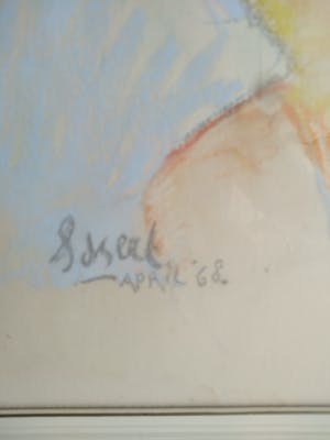 Henk van den Idsert - (1921-1993) aandoenlijke kleine jongen, pastel kopen? Bied vanaf 1!