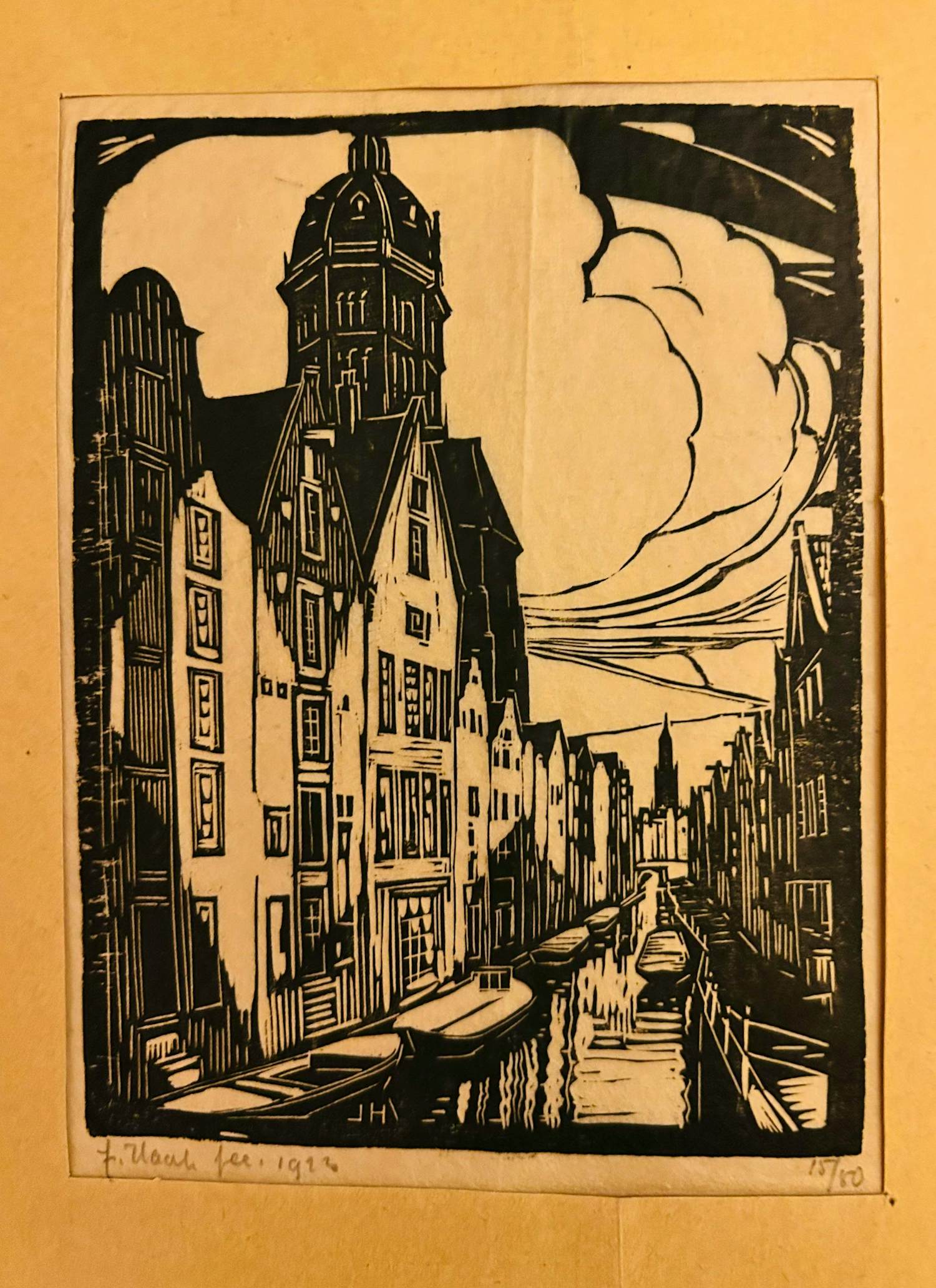 Johan Haak - houtsneden op papier (per stuk of op verzameling bieden mogelijk) kopen? Bied vanaf 30!