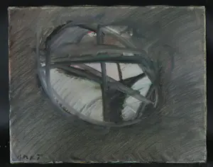 Bart de Graaf - Drie werken op doek, Abstract in grijstinten kopen? Bied vanaf 50!