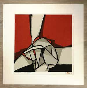 Fon Klement - Anamorphose. Boardsnede. verkocht voor € 119!