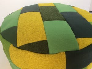 Curiosa - Vilten poef kopen? Bied vanaf 50!