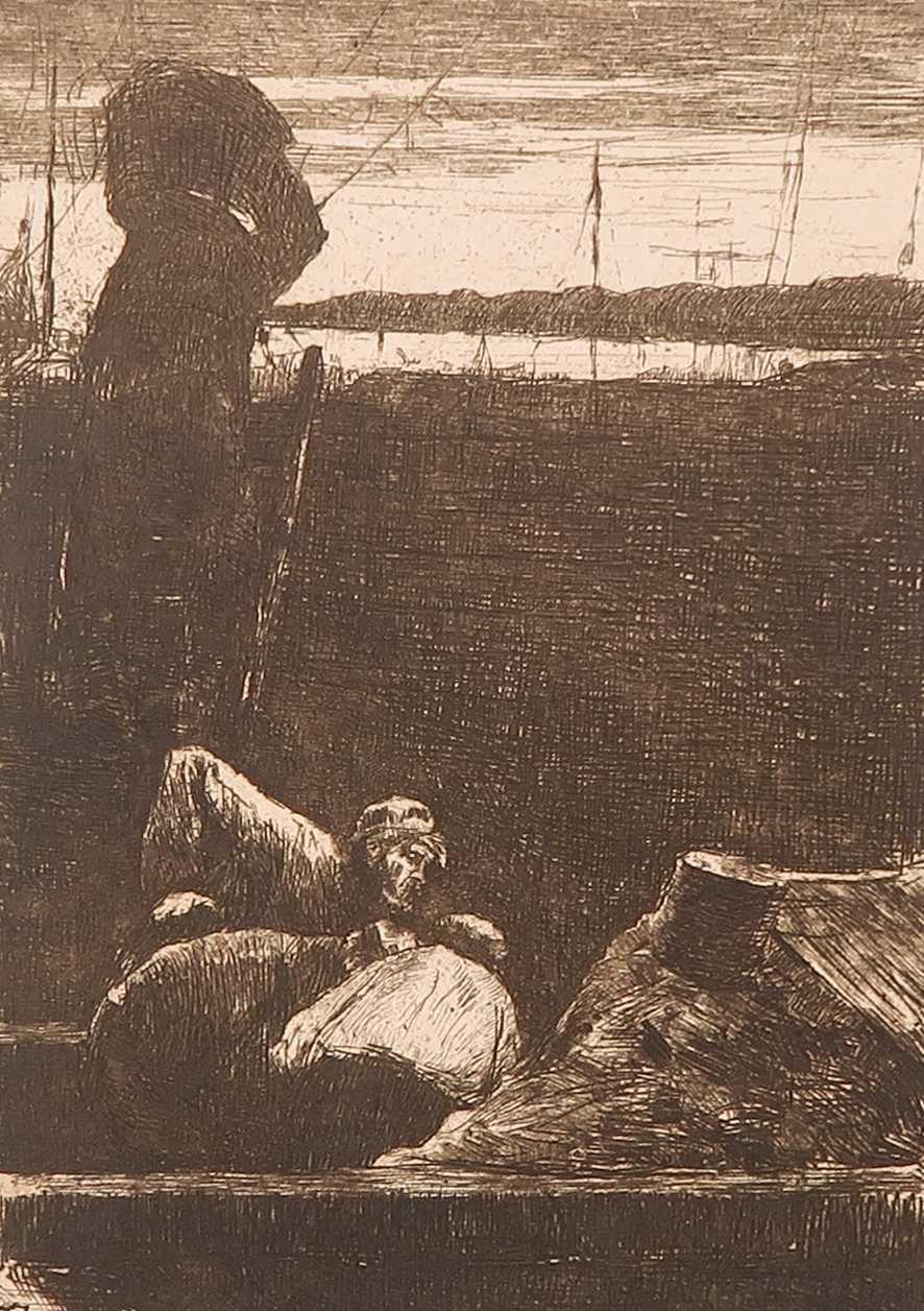 Willem de Zwart - Ets, Zonder titel kopen? Bied vanaf 20!