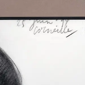 Corneille - houtskool tekening - La Rêveuse (1994) kopen? Bied vanaf 3500!