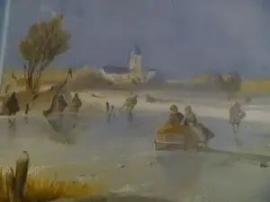 Peter Meuleners - prachtig schilderij - winterlandschap kopen? Bied vanaf 44!