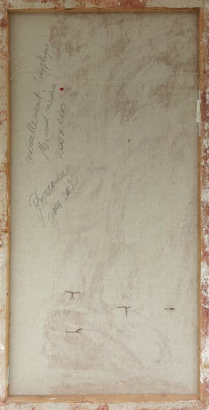 Chantal Borremans - Gemengde techniek op doek, 2-luik Morcellement (Zeer groot) kopen? Bied vanaf 1!