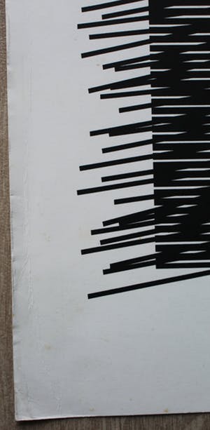 Jesus Rafael Soto - Zeefdruk: Carré virtuel gris a droite - 1981 kopen? Bied vanaf 350!