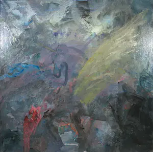 Peter van Oorde - Acrylverf op doek, Paard - Ingelijst (Zeer groot) kopen? Bied vanaf 1!