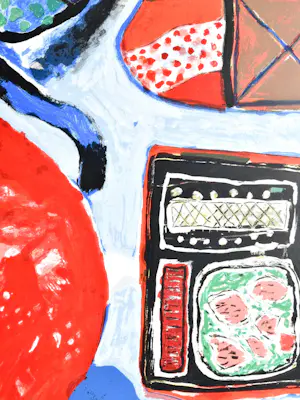 Corneille - ingelijste litho - 1990 kopen? Bied vanaf 395!