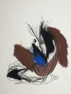 Willem Zeegers - Pastelkrijt, Zonder titel kopen? Bied vanaf 35!