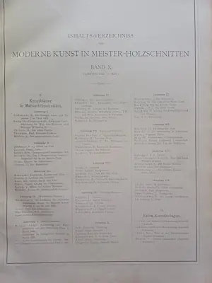 Diverse kunstenaars - Moderne kunst in Meister-Holzschnitten, band X kopen? Bied vanaf 30!