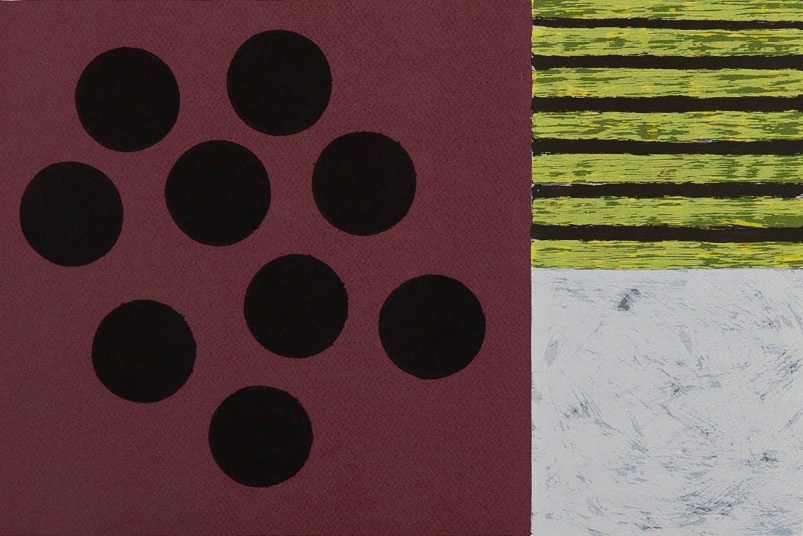 Bert Loerakker - Zonder Titel - Zeefdruk op papier - 1989 - Gesigneerd kopen? Bied vanaf 15!