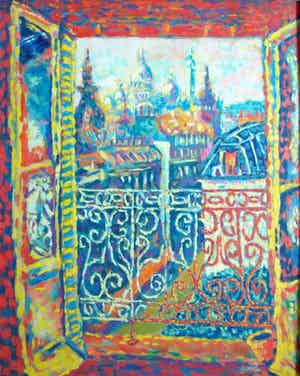 Niet of onleesbaar gesigneerd - Sacre Coeur, Parijs verkocht voor € 10!