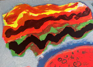 Corneille - Compositie met rode zon kopen? Bied vanaf 395!