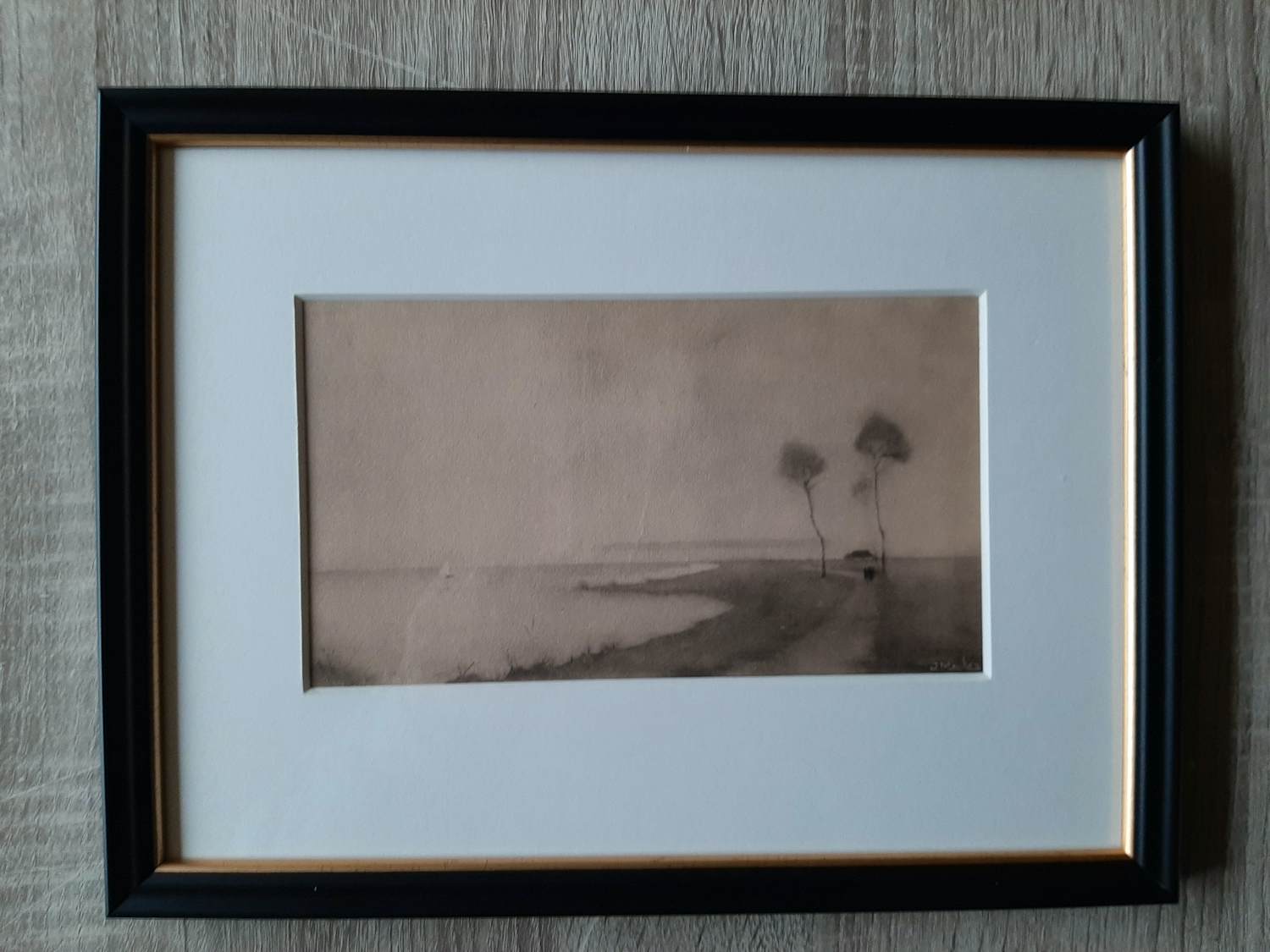 Jan Mankes - Originele Heliogravure Waterlandschap 1923 kopen? Bied vanaf 140!