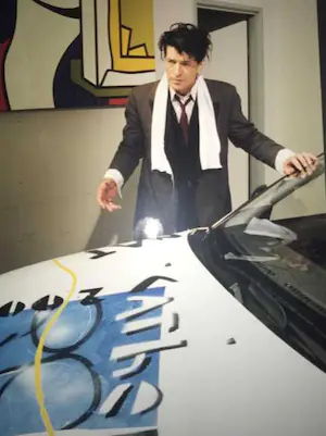 Herman Brood - Auto gespoten in TV studio live bij Catherine Keyl kopen? Bied vanaf 4500!