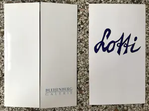 Lotti van der Gaag - 2 uitnodigingen Galerie Blijenberg kopen? Bied vanaf 1!
