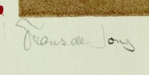 Frans de Jong - Zeefdruk, zonder titel kopen? Bied vanaf 1!