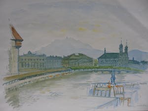 Karel van Seben - Aquarel. Stilleven. kopen? Bied vanaf 15!