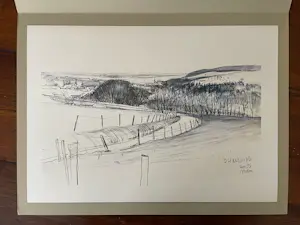 Jo Havenith - Vergezicht op het dorp Eys kopen? Bied vanaf 15!