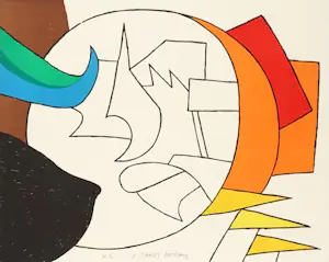 Joan Gardy Artigas - Kleurenlitho LE RETROVISEUR Handgesigneerd kopen? Bied vanaf 69!