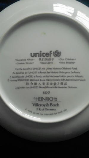 Villeroy & Boch - Unicef "Our Children" serie 1 t/m 2 kopen? Bied vanaf 15!