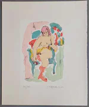 Nic Jonk - gesigneerde zeefdruk kopen? Bied vanaf 49!