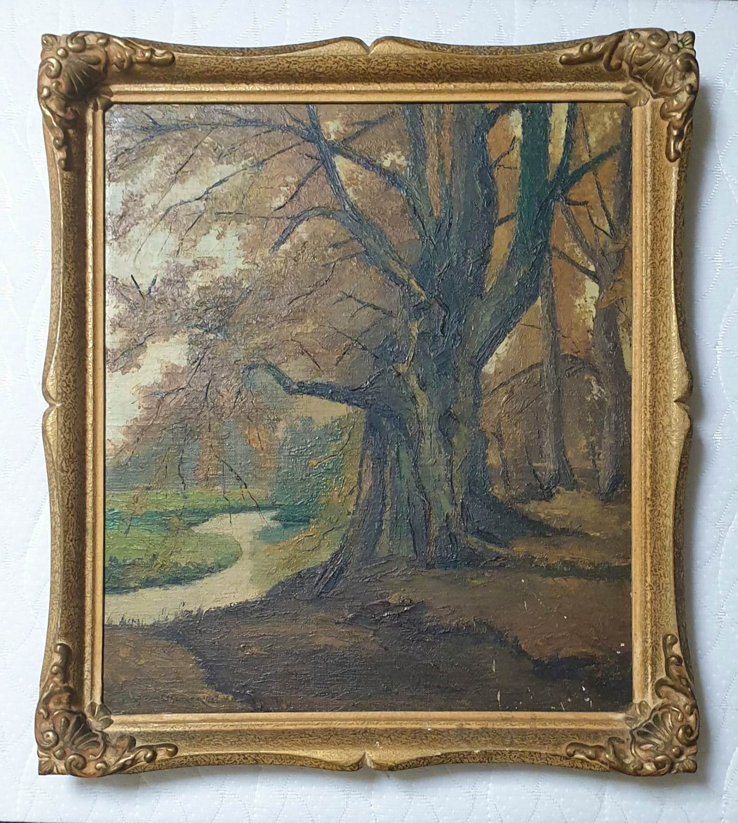 Jord van Calker - Landschap met bomen verkocht voor € 35!