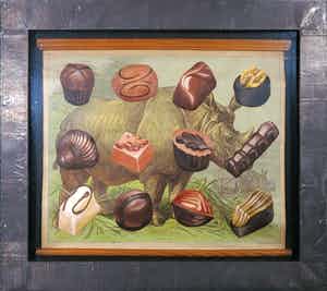 Jan Bollaert - Gemengde techniek op board, Afrodisiacum (Groot) verkocht voor € 60!