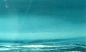 Martin Rouwendaal - C4726-13 - Imaginaire landschappen - blauw verkocht voor € 75!