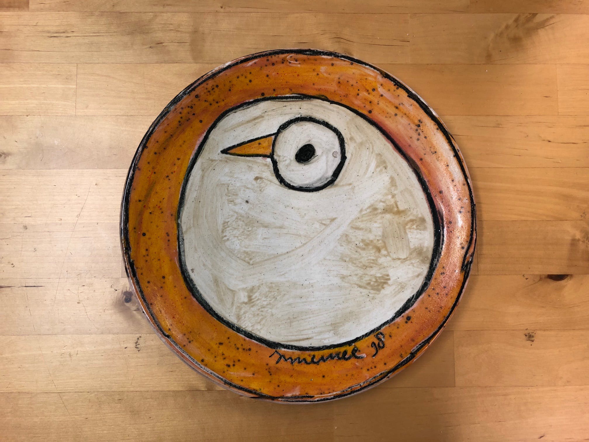 Hans Innemee - Fraai kunstbord Hans Innemee, unica.  kopen? Bied vanaf 80!