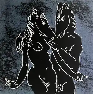 Hans Erni - La Licorne - Litho verkauft für € 10!