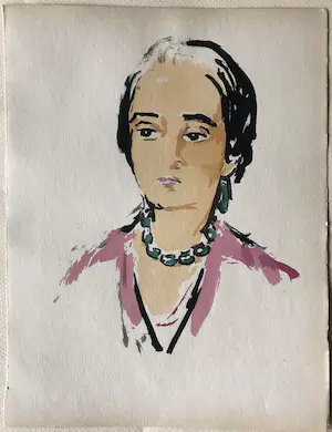 Kees van Dongen - Pochoir Tete de Femme 1925 kopen? Bied vanaf 175!