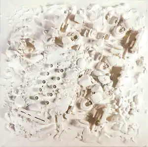 Paul Van Hoeydonck - Assemblage, Space Town verkauft für € 1200!