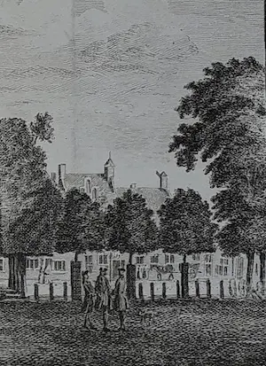 Hendrik Spilman - De Groote Kerkhof te Deventer met de Duin-Poort, ’t Stadhuis en ’t Landshuis kopen? Bied vanaf 25!