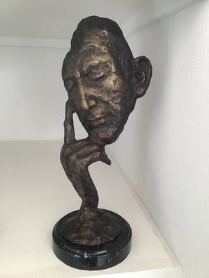 Astrid Veldhuyzen-Koppen - Sculptuur “ De overdenking “ 35 cm hoog ! kopen? Bied vanaf 115!