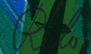 Roel Hofman - Zeefdruk, Tulpen IV - Ingelijst kopen? Bied vanaf 1!