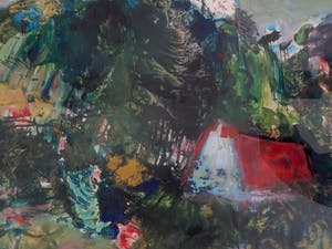 Helen Sieger - Duinlandschap met huisjes en kerk kopen? Bied vanaf 125!