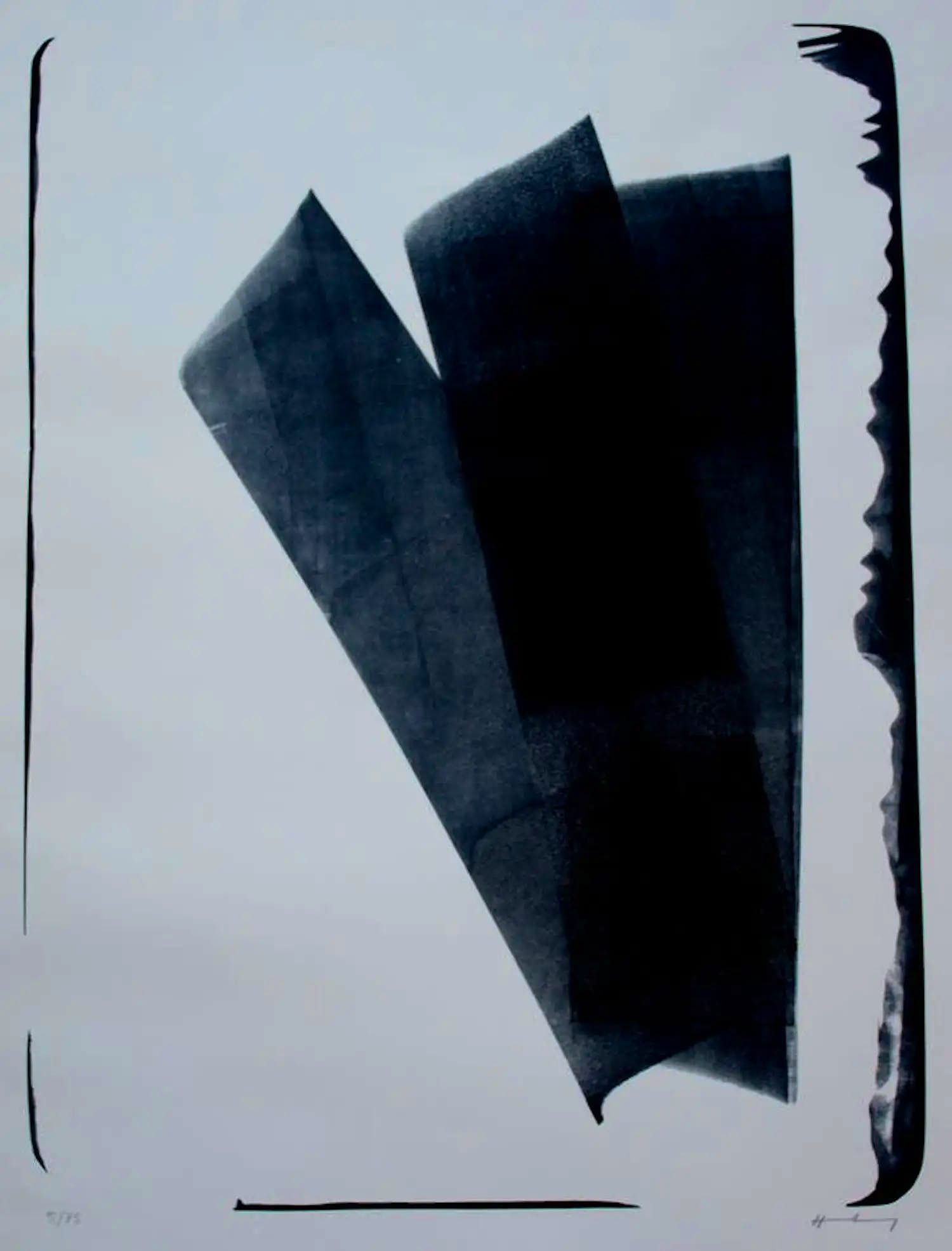 Hans Hartung - Litho - Abstrakt verkocht voor € 599!