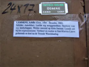 Achille Lammens - Landschap in Vlaanderen kopen? Bied vanaf 40!